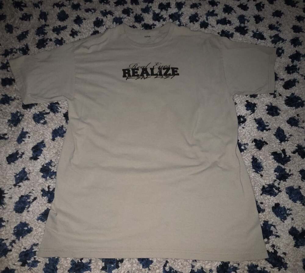 NOVAMEN Real Eyes Realize Graphic Tee Tan XL